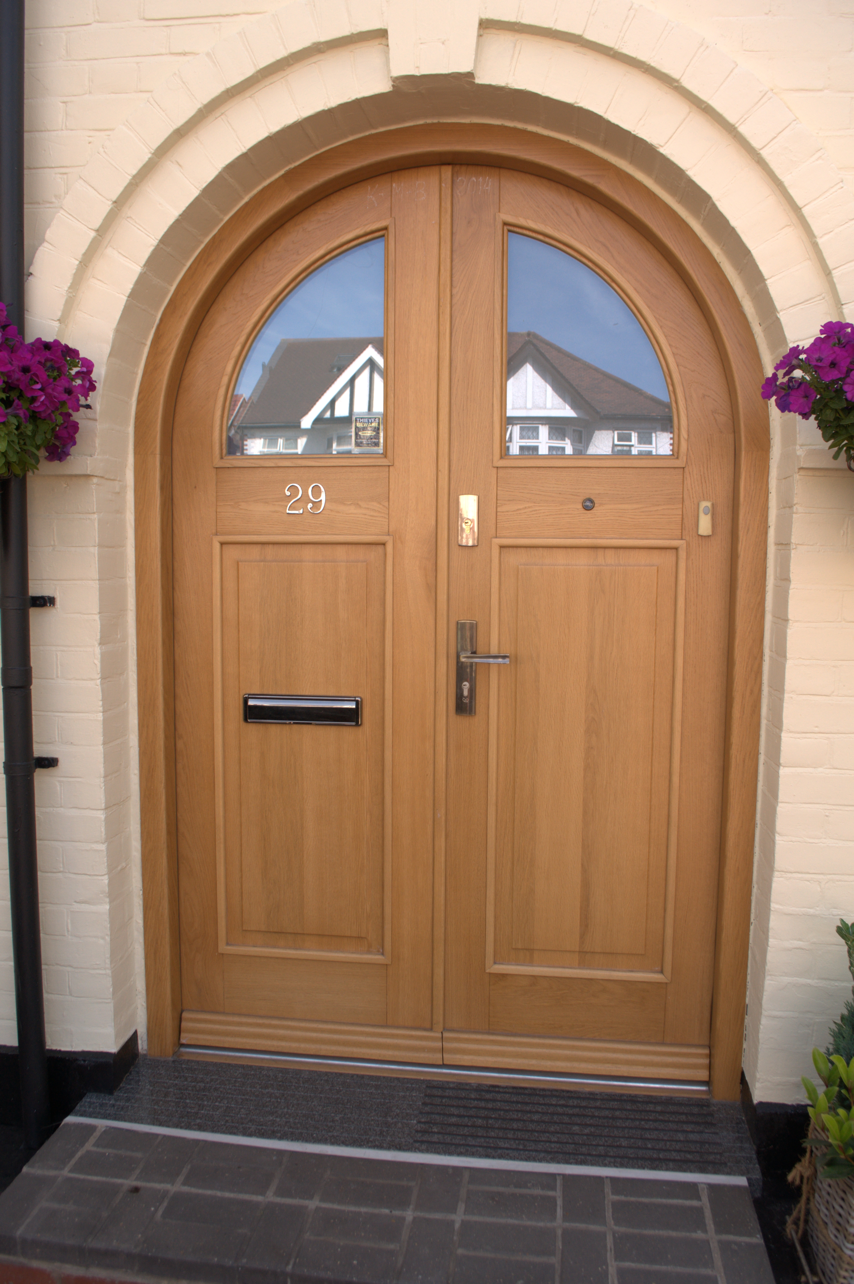 Front double doors_London